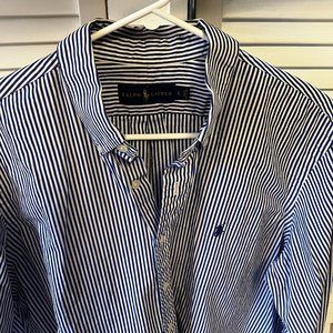 Polo Ralph Lauren Classic Fit Spread Collar Poplin Dress Shirt